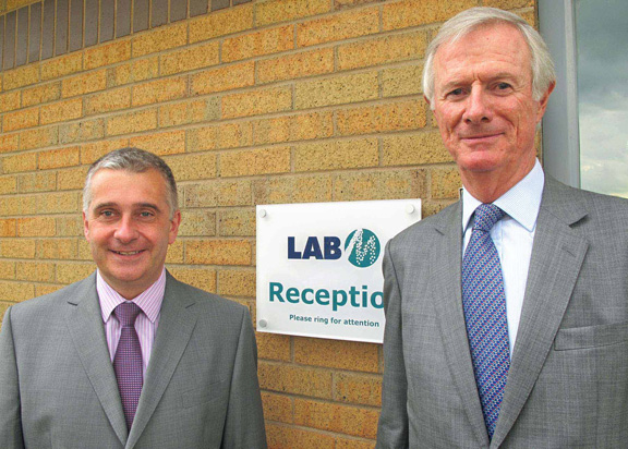 Lab M’s  Managing Director Ian Morris (left) and Chairman Colin Goodwille (right) 